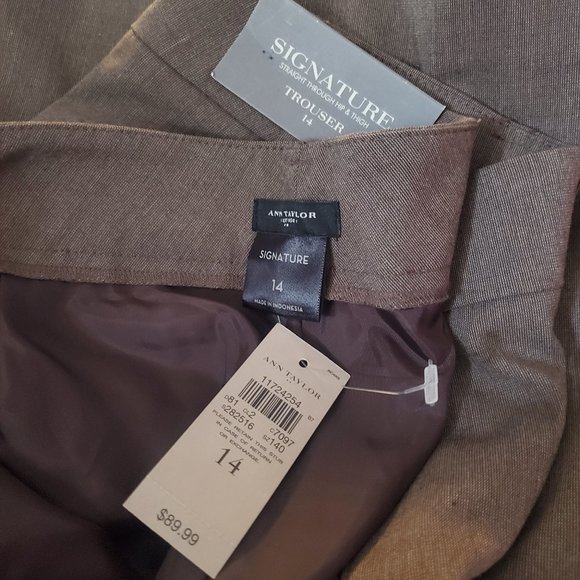 Anne Taylor lined trousers - Picture 1 of 4